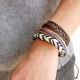 Unisex Street Style Multi-Layered Design Bracelet